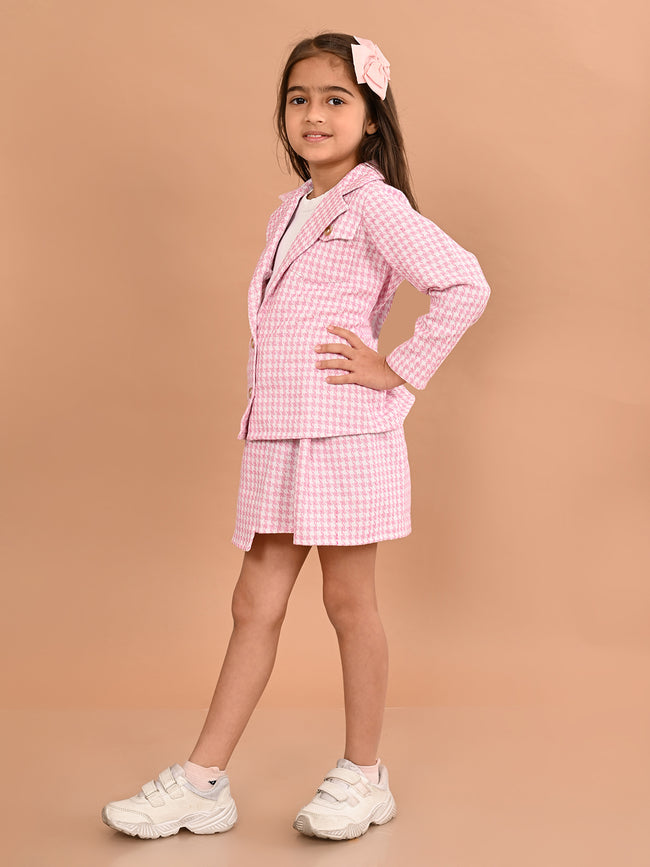 Girls Checked Co-ord Set