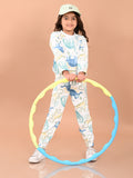 All Over Dinosaurs Printed  Sweatshirt and Jogger Co-ord Set