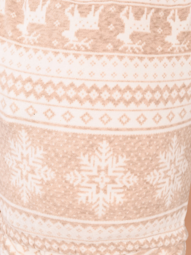 Paisley Printed Full Sleeves Sweatshirt and Jogger Co-ord Set