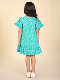Unicorn Printed Polka Dropwaist Dress