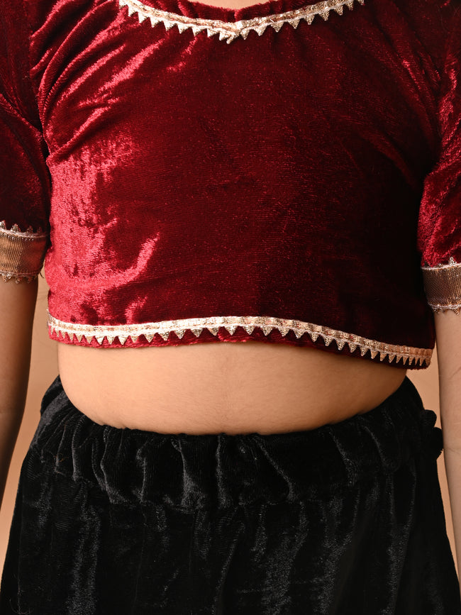 Gota Patti Embellished Lehenga Choli Set with Dupatta