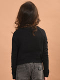 Sequin Embellished Full Sleeves Sweatshirt Top