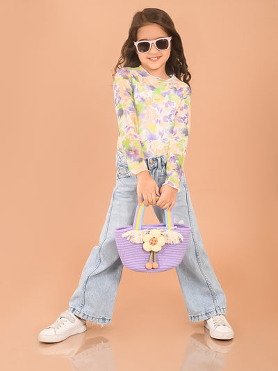 Floral Printed Full Sleeves Casual Top