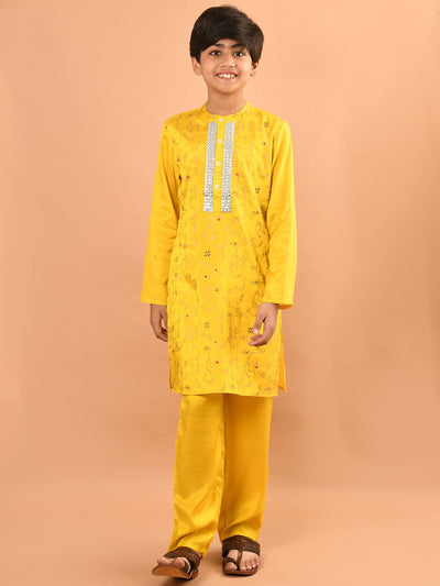 Dinosaur Print full sleeve kurta Pajama set