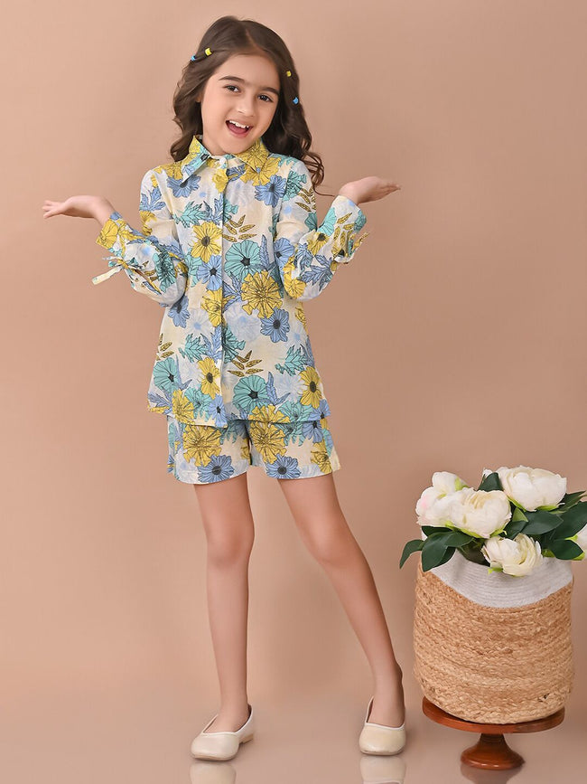 Dinosaur Print full sleeve kurta Pajama set