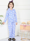 LiLac Unicorn Print Collar NightSuit