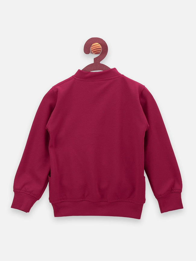 Wine Colour Sequin Work Clothing Set