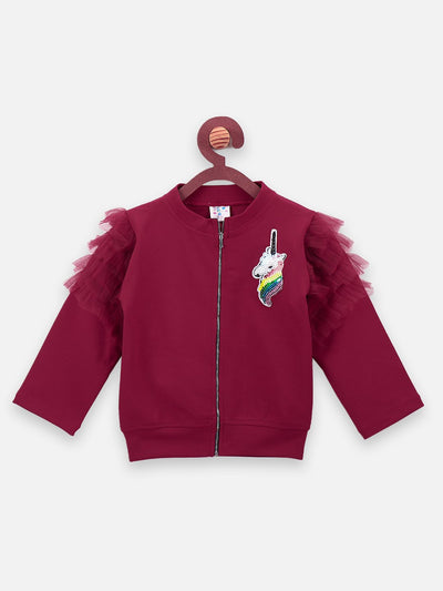 Wine Unicorn Patch Designer Jacket