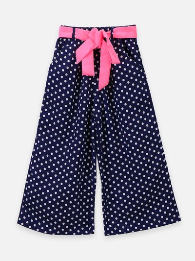 Blue Polka Dot Clothing Set
