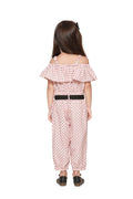 Dusty Pink Polka Jumpsuit