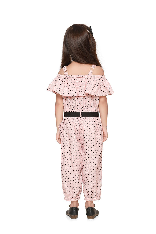 Dusty Pink Polka Jumpsuit