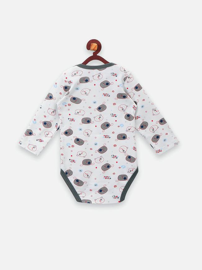Bear Print Bodysuit with Lower