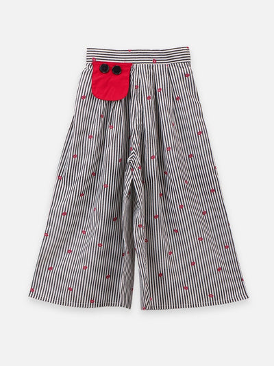 Funky Strappy Top with Elegant Culotte Set