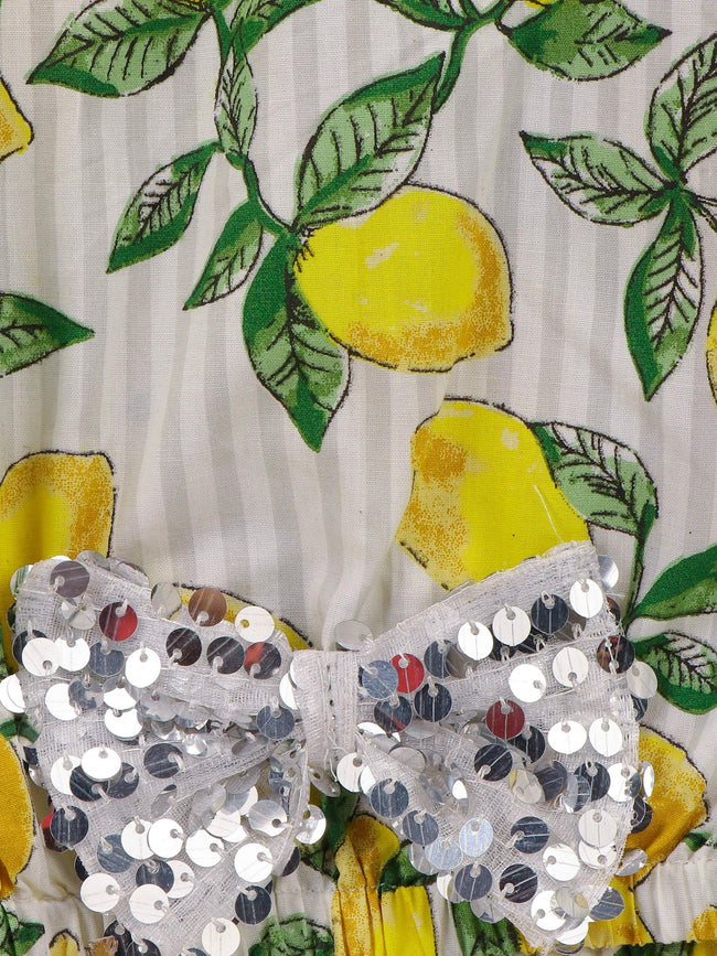 Lemon Yellow  Coordinated Skirt Set