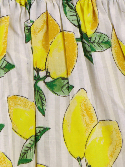 Lemon Yellow  Coordinated Skirt Set