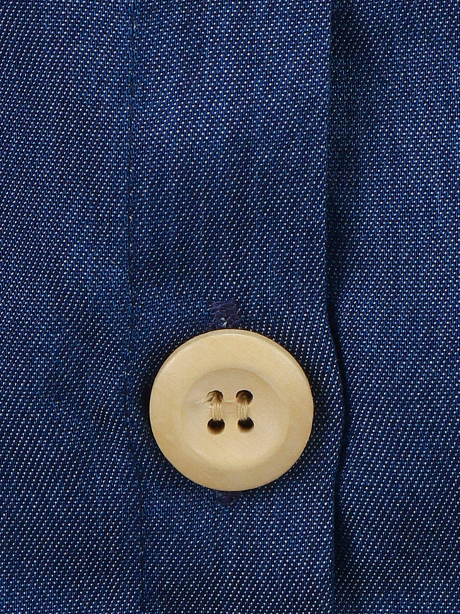 Denim Strappy Top with Low-High Skirt Set