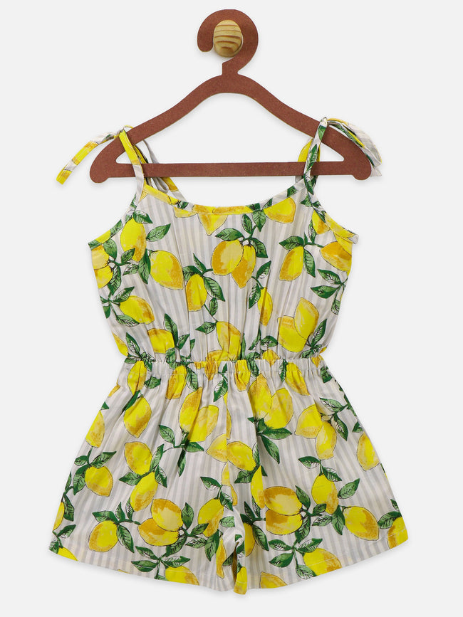 Floral Printed Pack of 2 Short Jumpsuit