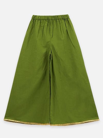 Lilpicks Angrakha Style sleeveless kurta with palazzo set