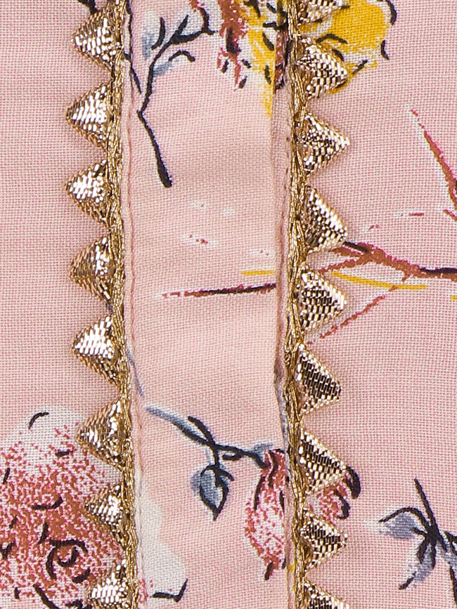 Floral Printed Full kurti with sharara set