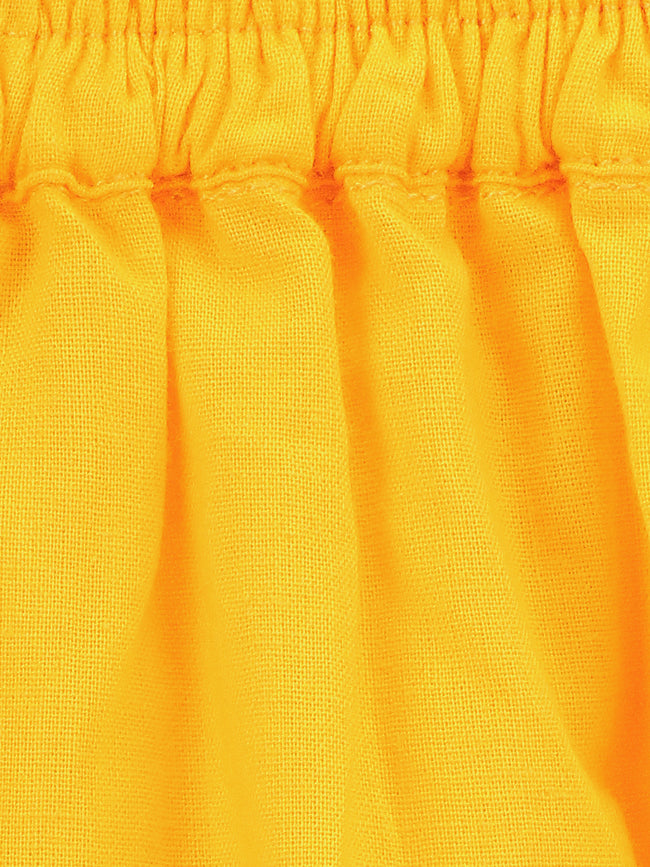 3 Green Floral Pom Pom Bell Sleeve Kurta with Salwar Set