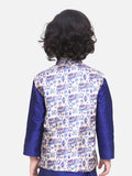 Quirky Digital Print Nehru Jacket