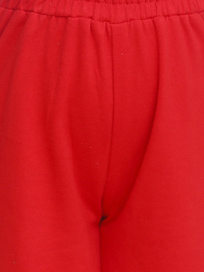 Red French Terry TrackPant