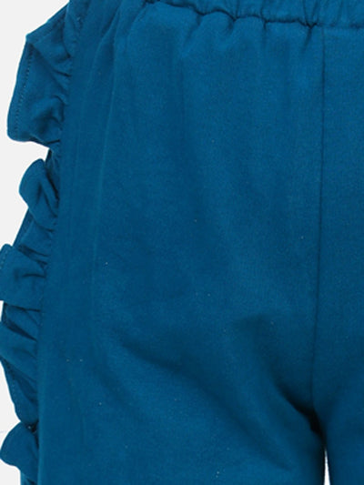 Teal French Terry TrackPant