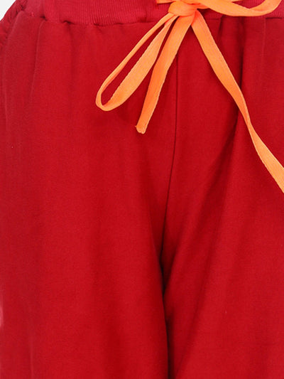 Maroon French Terry TrackPant