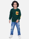 Green Funky Full Sleeve SweatShirt