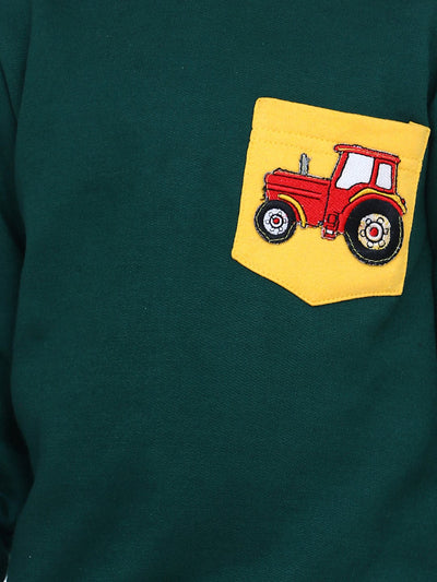 Green Funky Full Sleeve SweatShirt