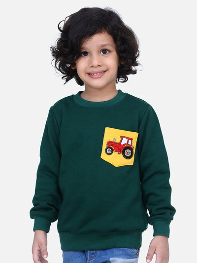 Green Funky Full Sleeve SweatShirt