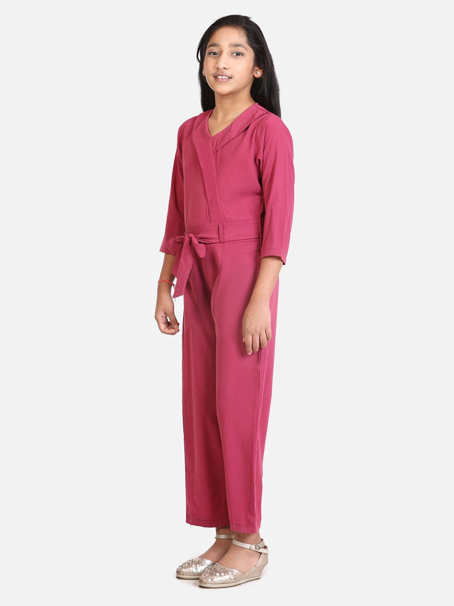 lilpicks Mauve Party Full Jumpsuit