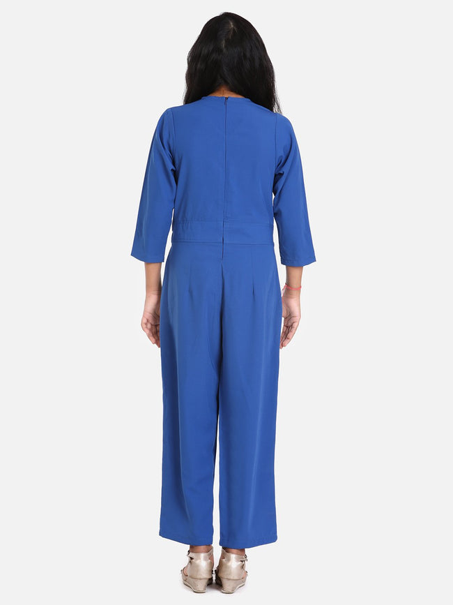 lilpicks Blue Party Full Jumpsuit