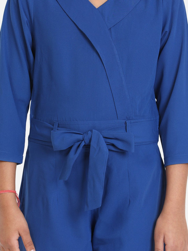 lilpicks Blue Party Full Jumpsuit