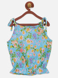 lilpicks Floral Blue Comfy Clothing Set