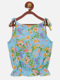 lilpicks Floral Blue Comfy Clothing Set