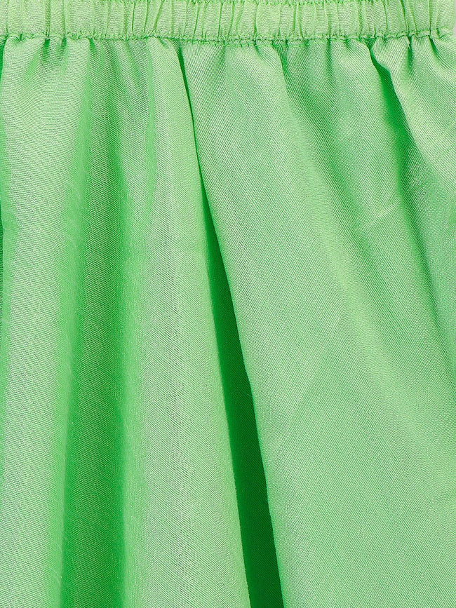 lilpicks Neon Pink Peacock Peplum Jacket and Lehnga Set