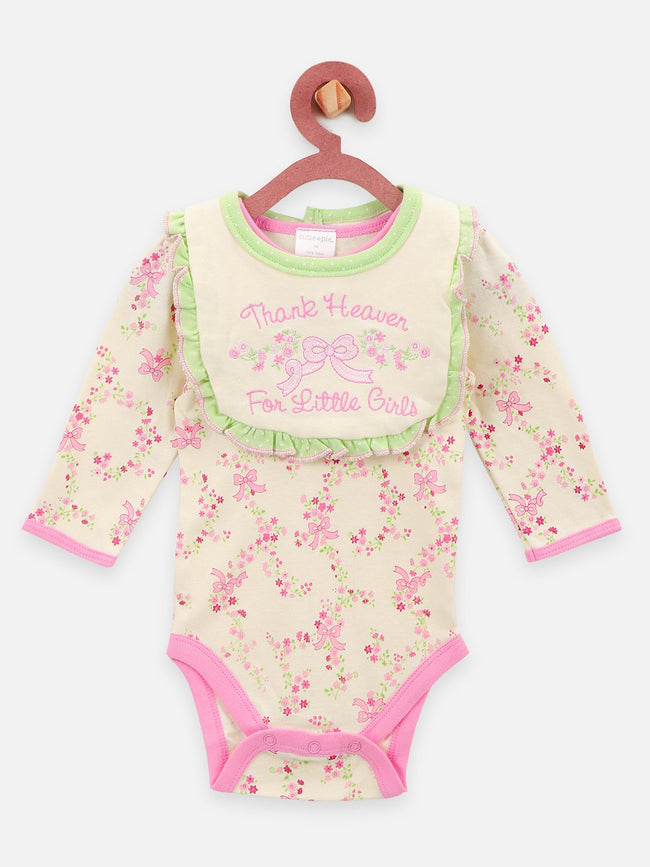 lilpicks Floewer Print Bodysuit with Legging