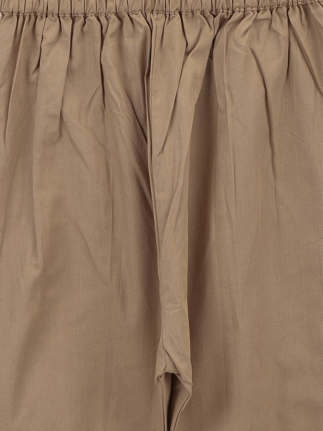 lilpicks BeigeCotton Kurta Pajama Set