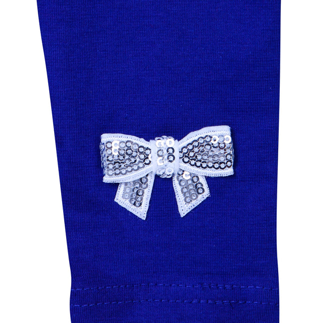 lilpicks Designer Blue Bow Legging