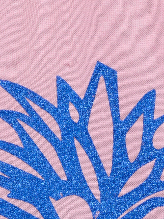 Pink causal round Neck Top