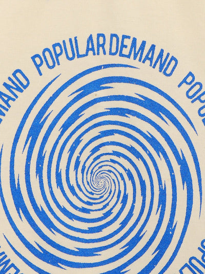 Off White causal round Neck Tops