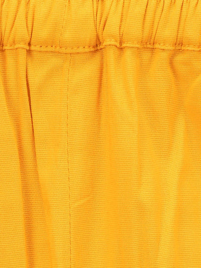 Lilpicks Navy Floral Print Peplum Top with Frilly Shorts Set