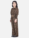 Lilpicks Tiger Print Smocking Clothing Set