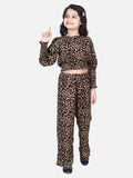 Lilpicks Tiger Print Smocking Clothing Set