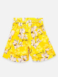 Lilpicks Yellow Green Pack of 2 Flared Shorts