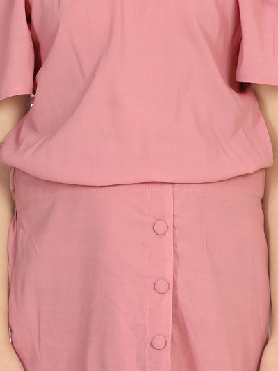 Lilpicks Dusky Pink Coordinated Clothing Set