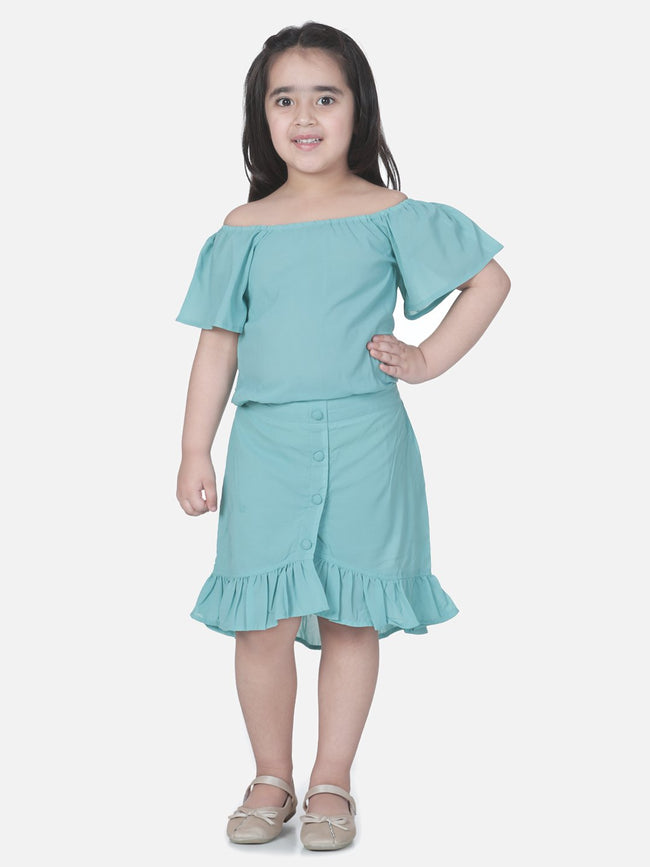 Lilpicks Vintage Green Coordinated Clothing Set