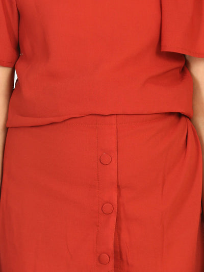 Lilpicks Rust Coordinated Clothing Set