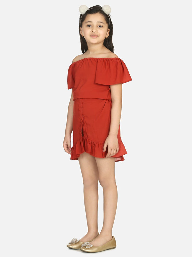 Lilpicks Rust Coordinated Clothing Set